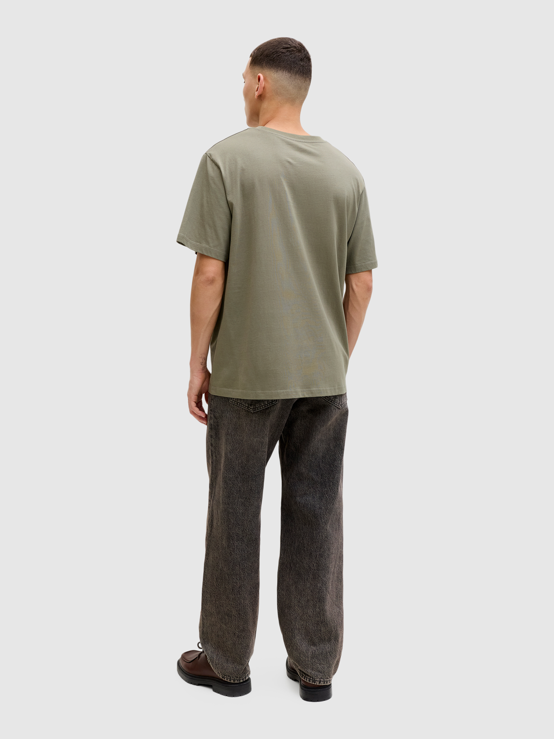 T-Shirt Man Green Jack & Jones