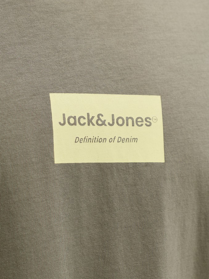 T-Shirt Man Green Jack & Jones
