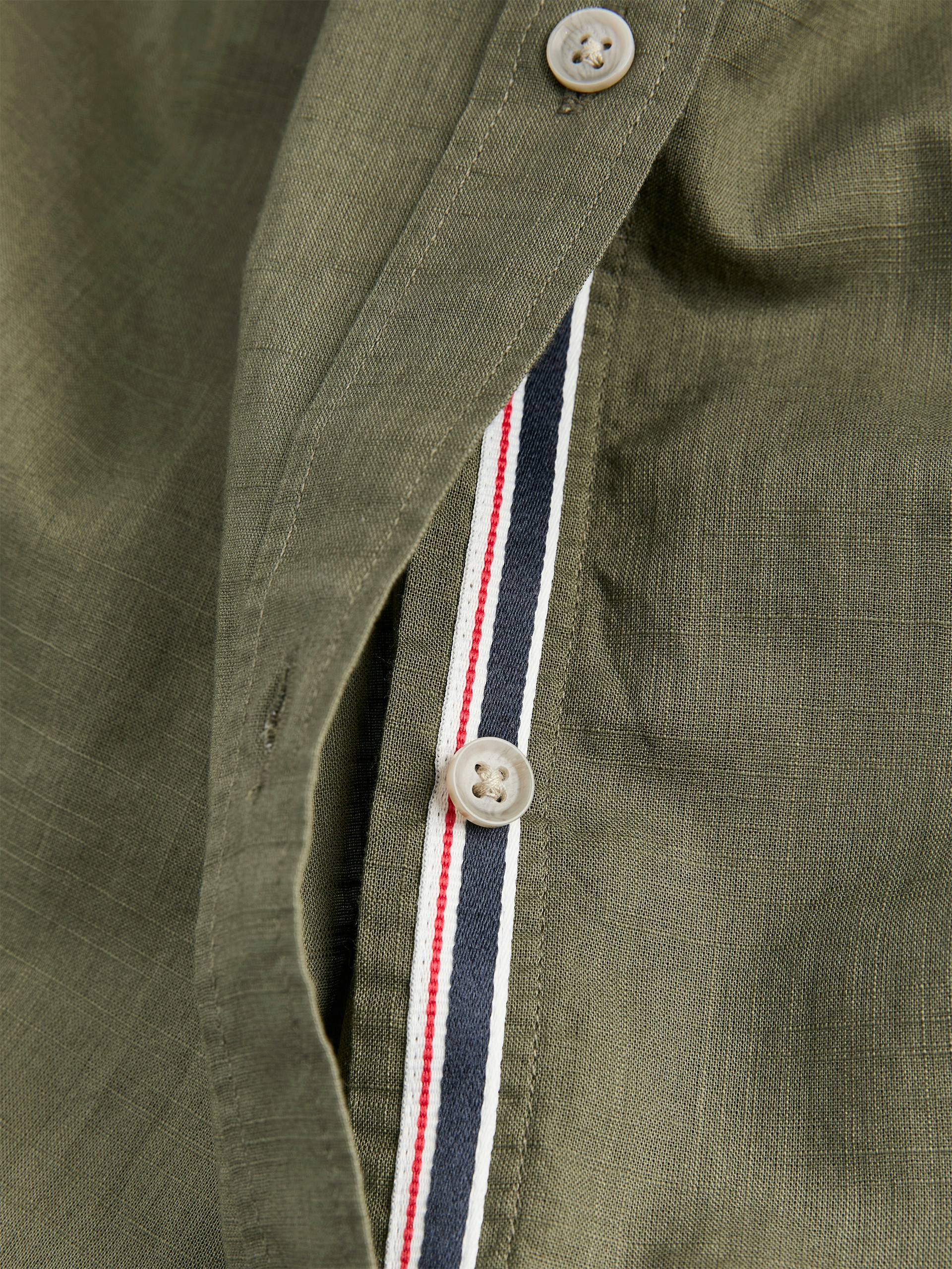 Camisa Jack & Jones Homem Jjhenry Slub Detail Shirt Ls