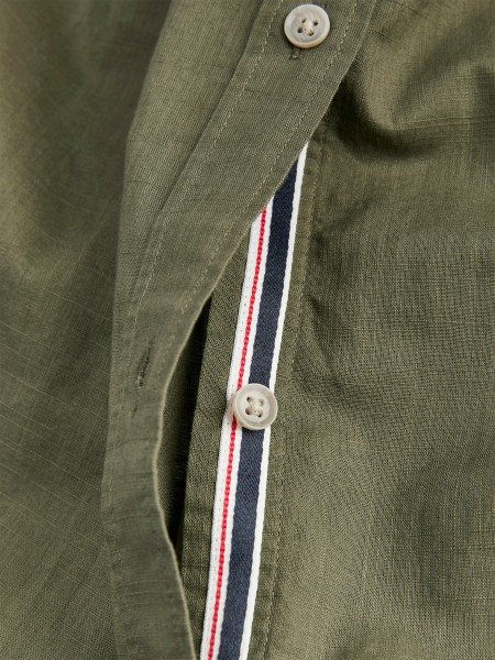 Camisa Jack & Jones Homem Jjhenry Slub Detail Shirt Ls