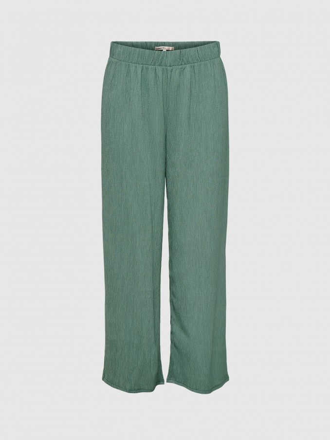 Pantalones Mujer Verde Only