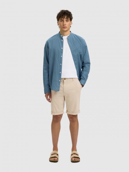 Cal��es Selected Homem Slhslim-Luton Flaex Shorts Noos