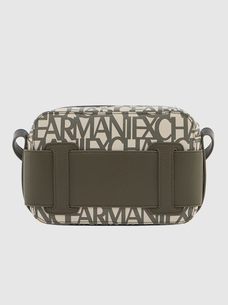 Mala Armani Exchange Mulher Susy Monogram Camera Case