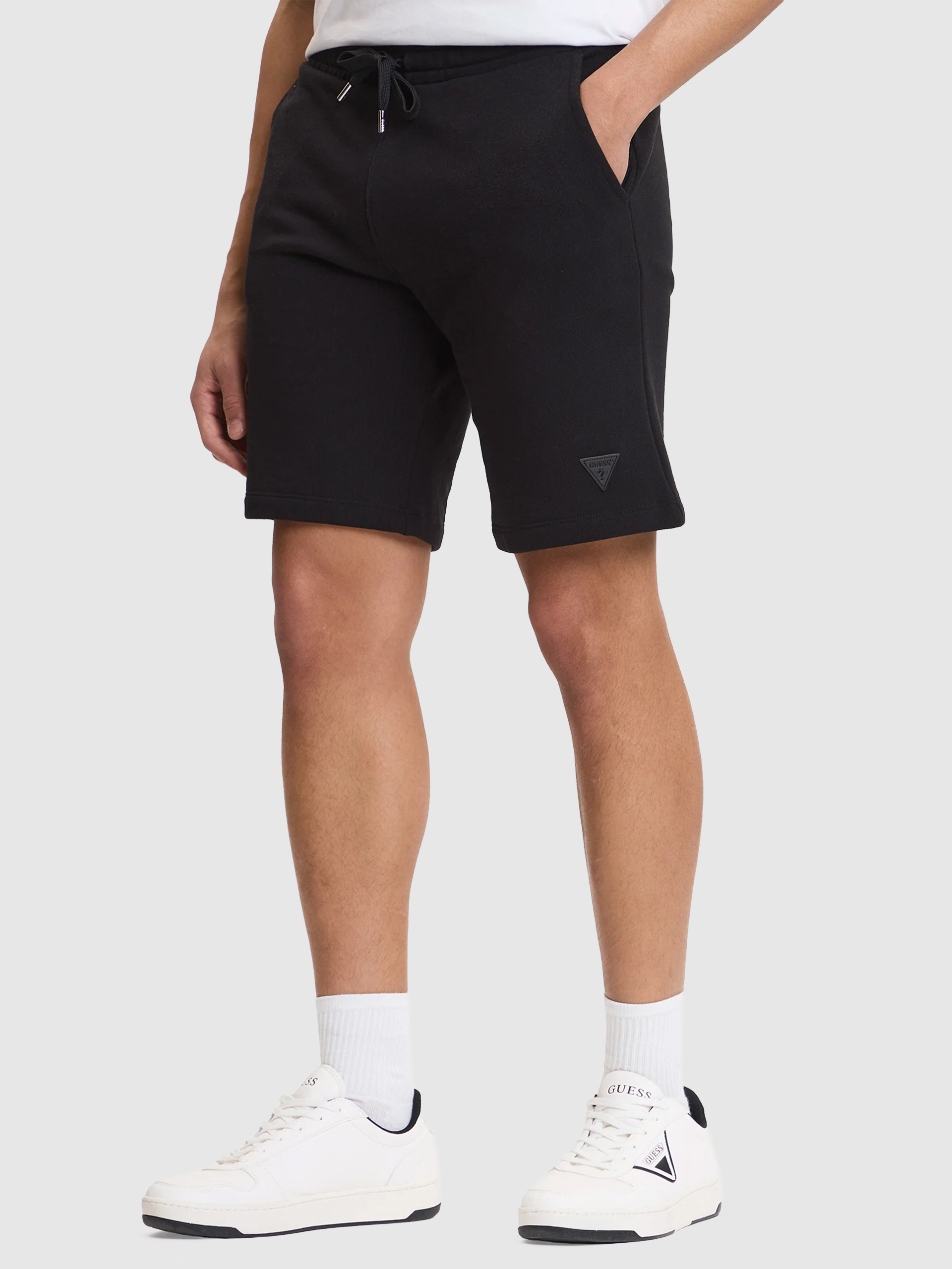 Pantalones Cortos Hombre Negro Guess