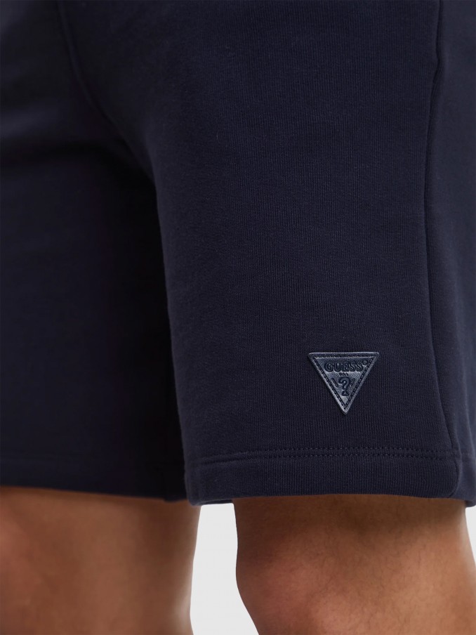 Shorts Man Navy Blue Guess