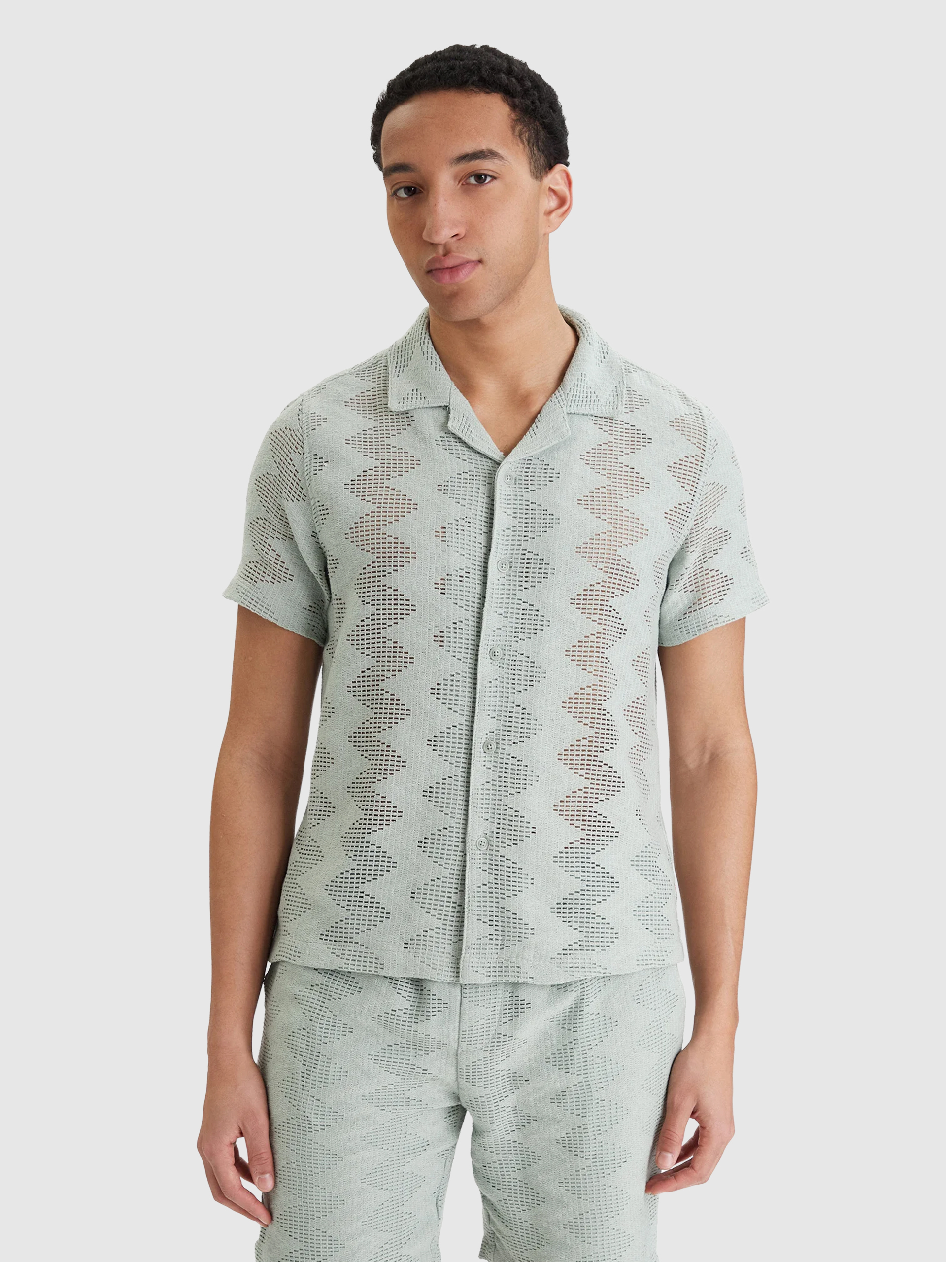 Shirt Man Green Guess