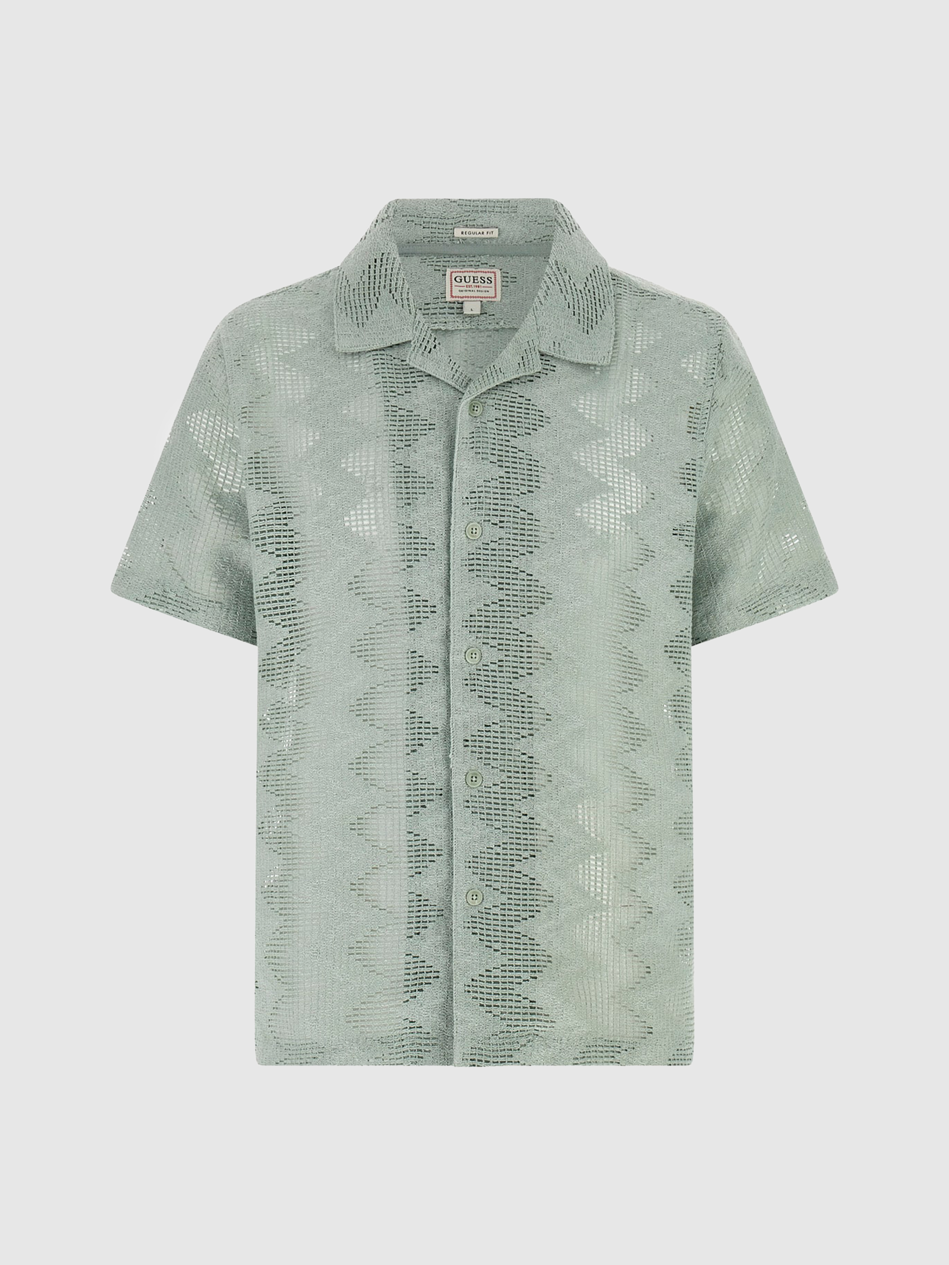 Shirt Man Green Guess