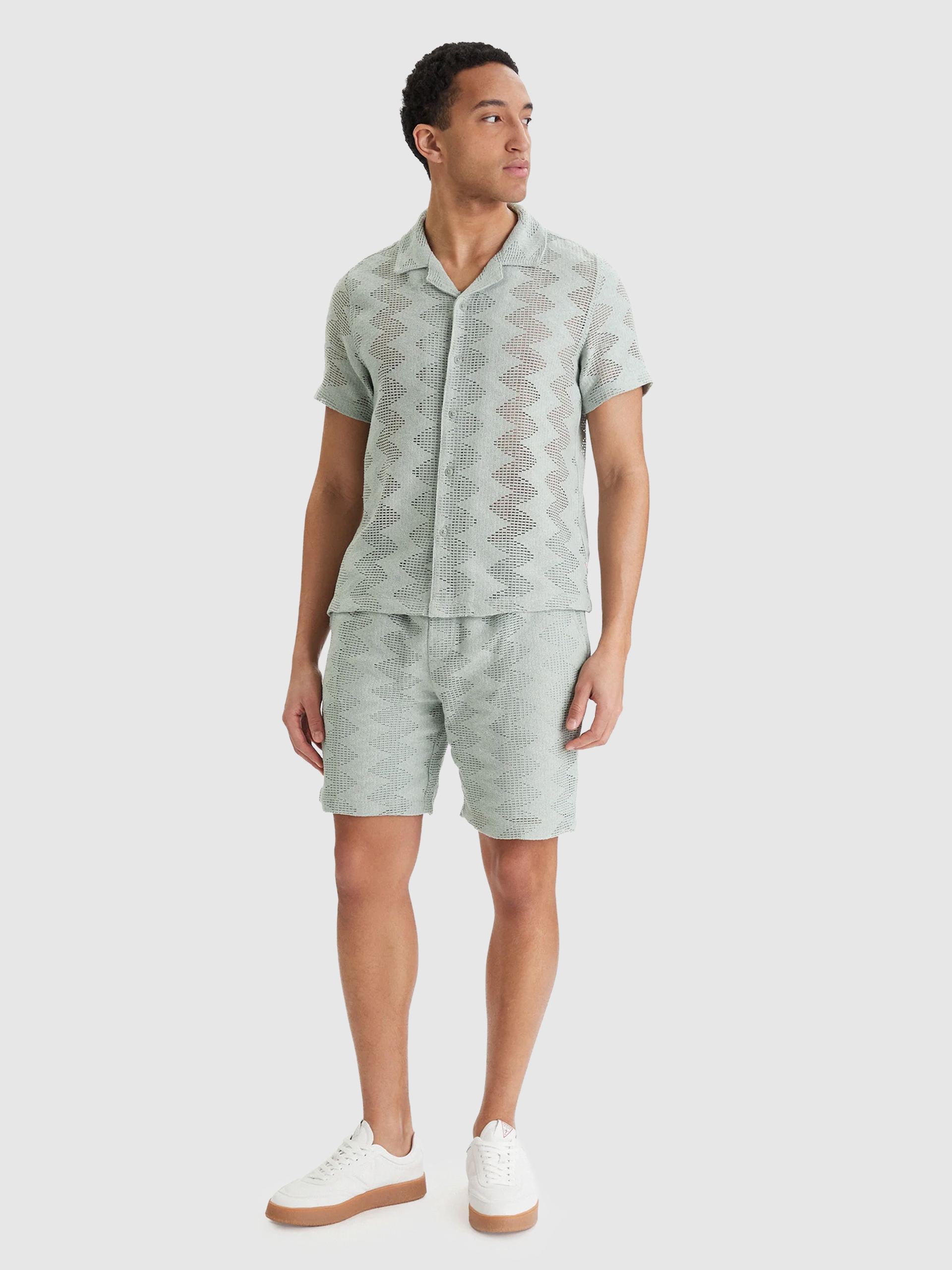 Shirt Man Green Guess
