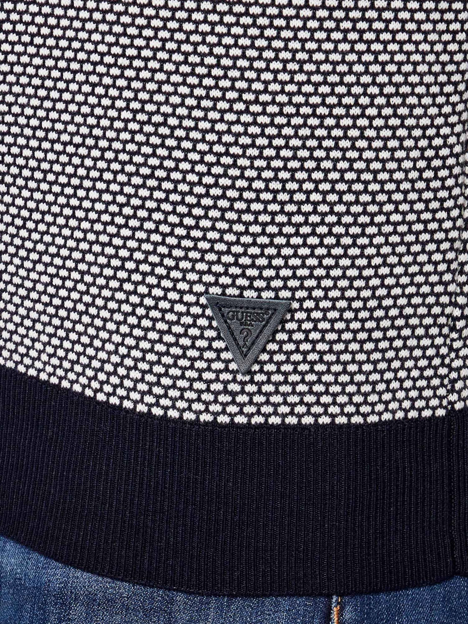 Polo Shirt Man Navy Blue Guess