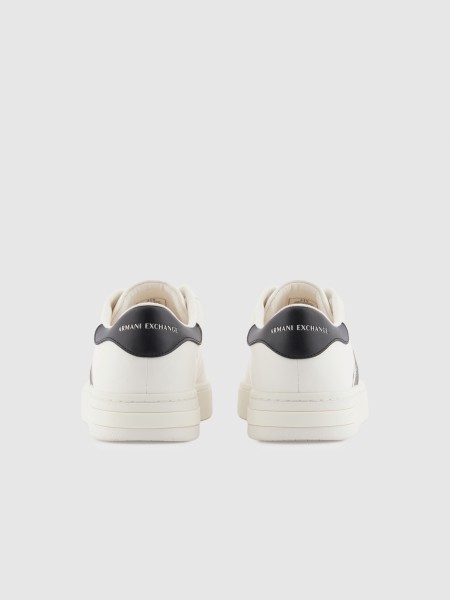 Sapatilha Armani Exchange Homem Sneaker - Sneaker London Calf Pu+Webbing