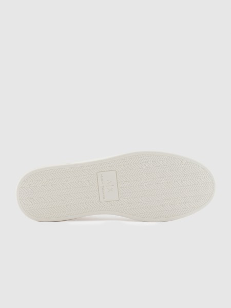 Sapatilha Armani Exchange Homem Sneaker - Sneaker London Calf Pu+Webbing