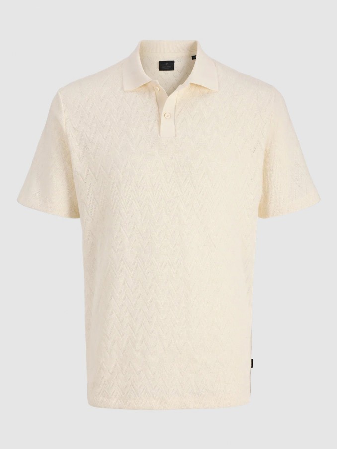 Polo Hombre Blanco Jack & Jones