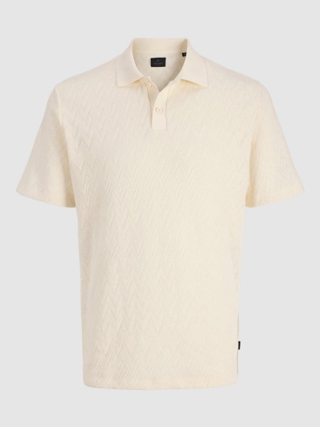 Polo Hombre Blanco Jack & Jones