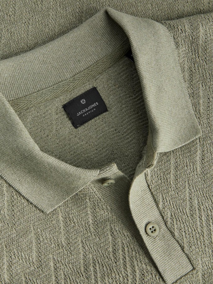 Polo Shirt Man Green Jack & Jones