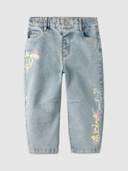 Jeans Name It Menina Nmfrose Balloon Decor Jeans 2734-Ya D