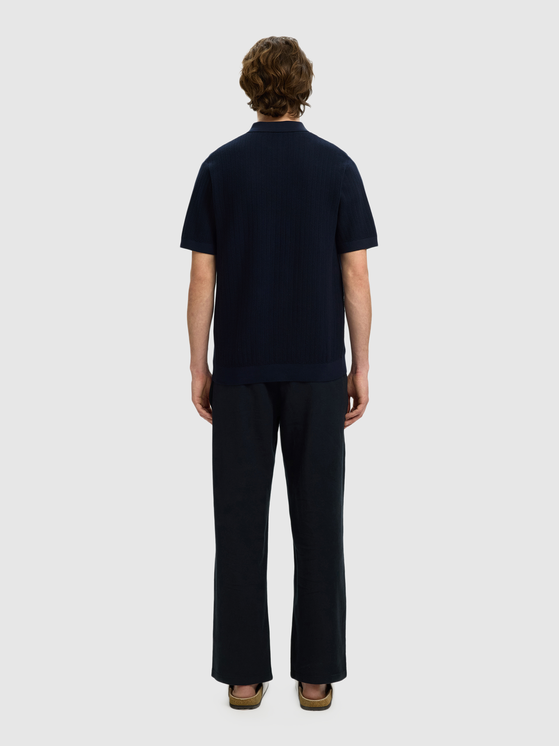 Polo Hombre Azul Marino Selected