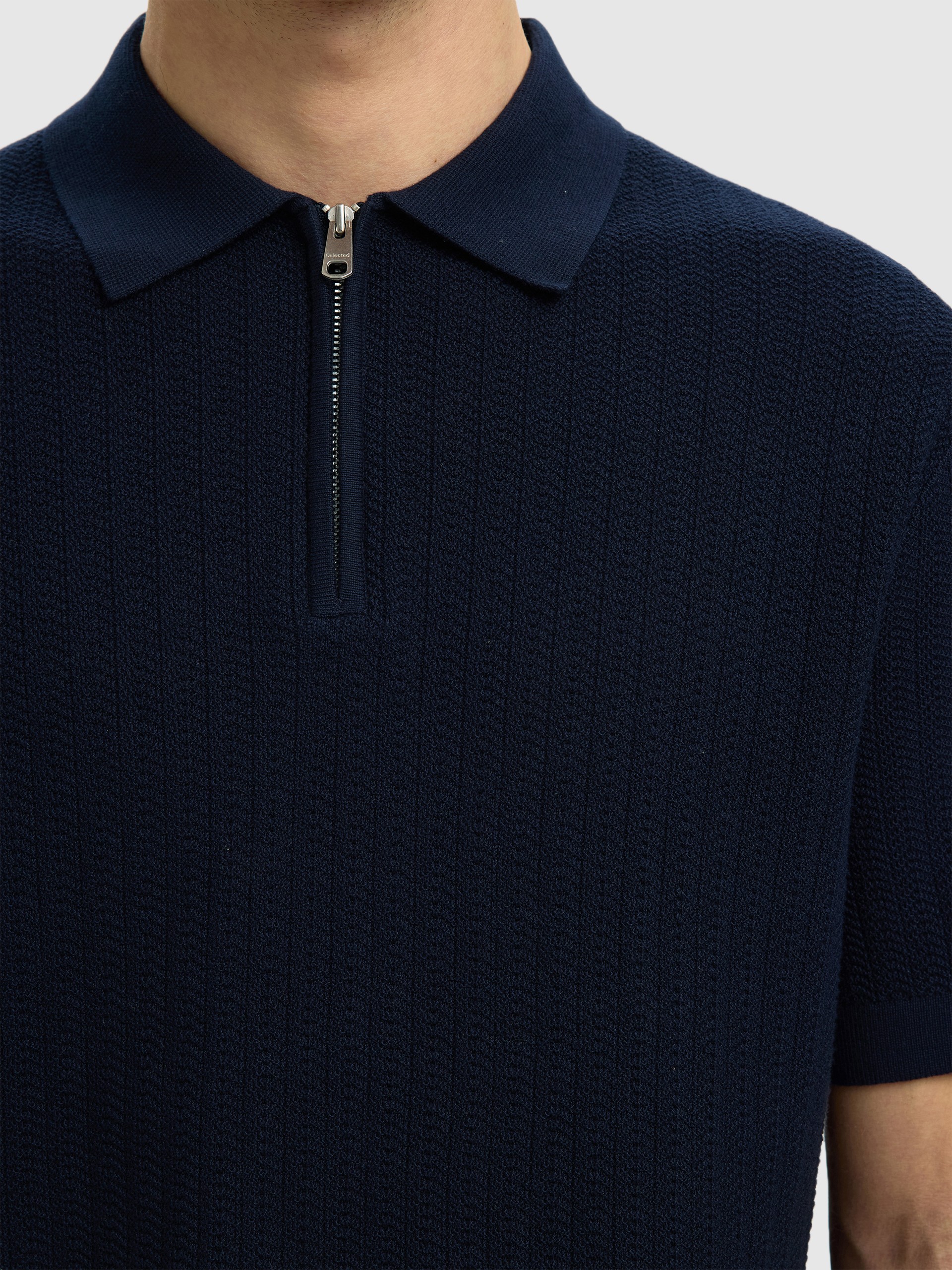 Polo Hombre Azul Marino Selected