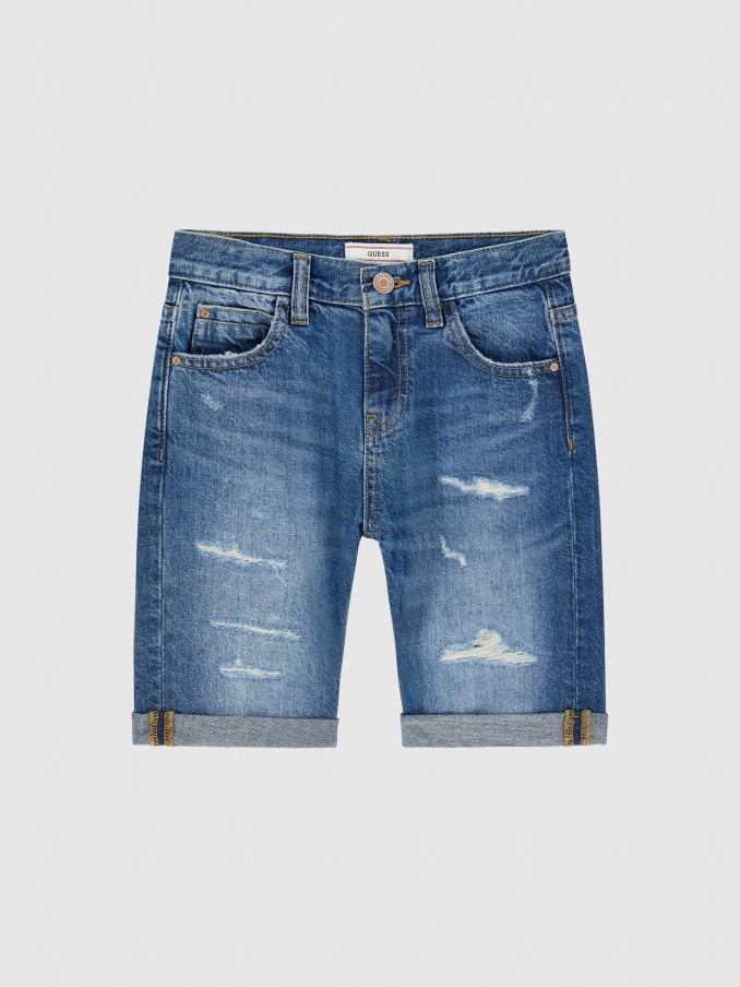 Pantalones Cortos Niño Jeans Guess