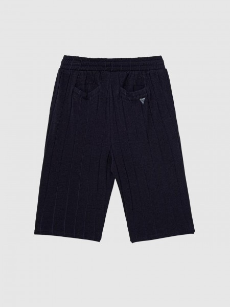 Pantalones Cortos Ni�o Azul Marino Guess