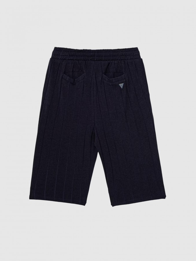 Pantalones Cortos Niño Azul Marino Guess