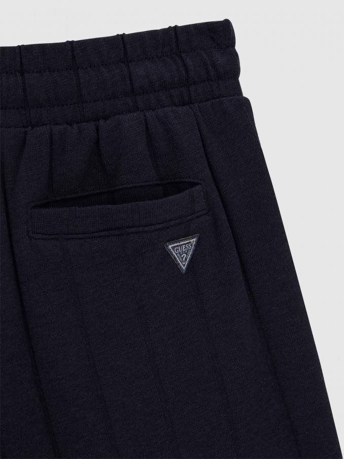 Pantalones Cortos Niño Azul Marino Guess