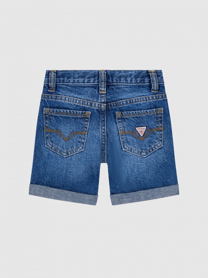 Pantalones Cortos Ni�o Jeans Guess
