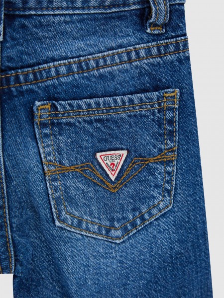 Pantalones Cortos Ni�o Jeans Guess