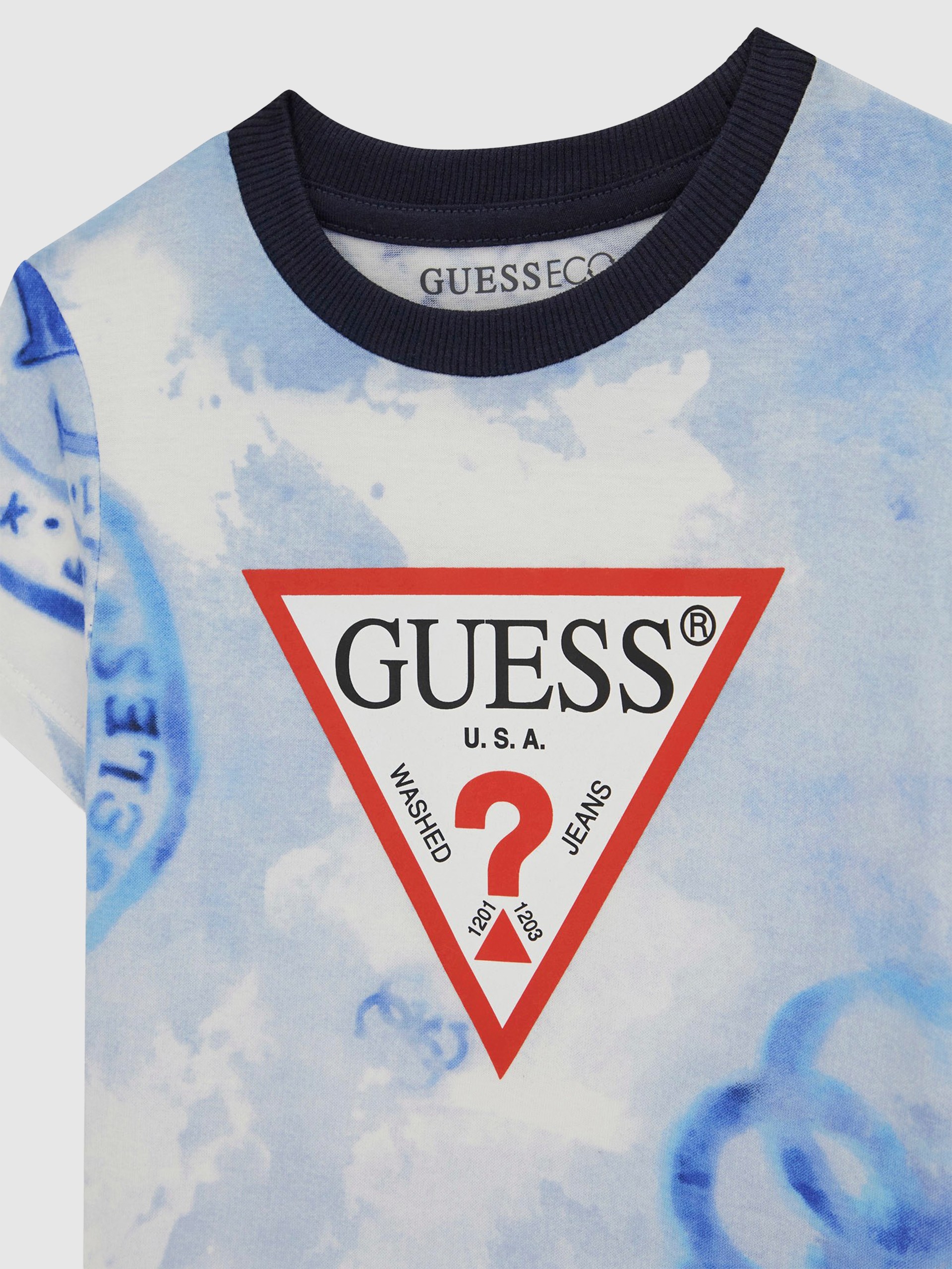 Pijama de 2 Piezas Niño Azul Guess