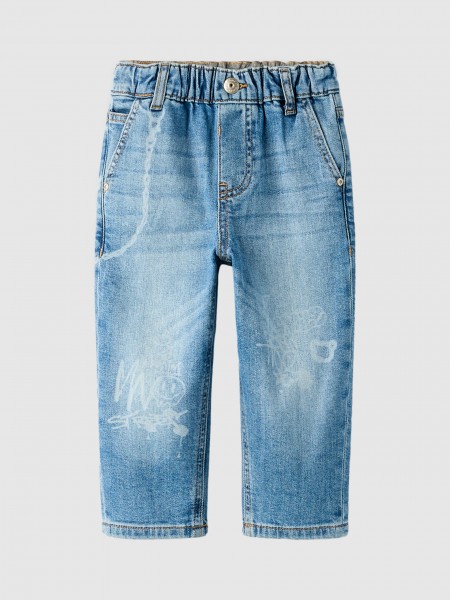 Jeans Name It Menino Nmmben Tap Decor Jeans 1825-Bc D