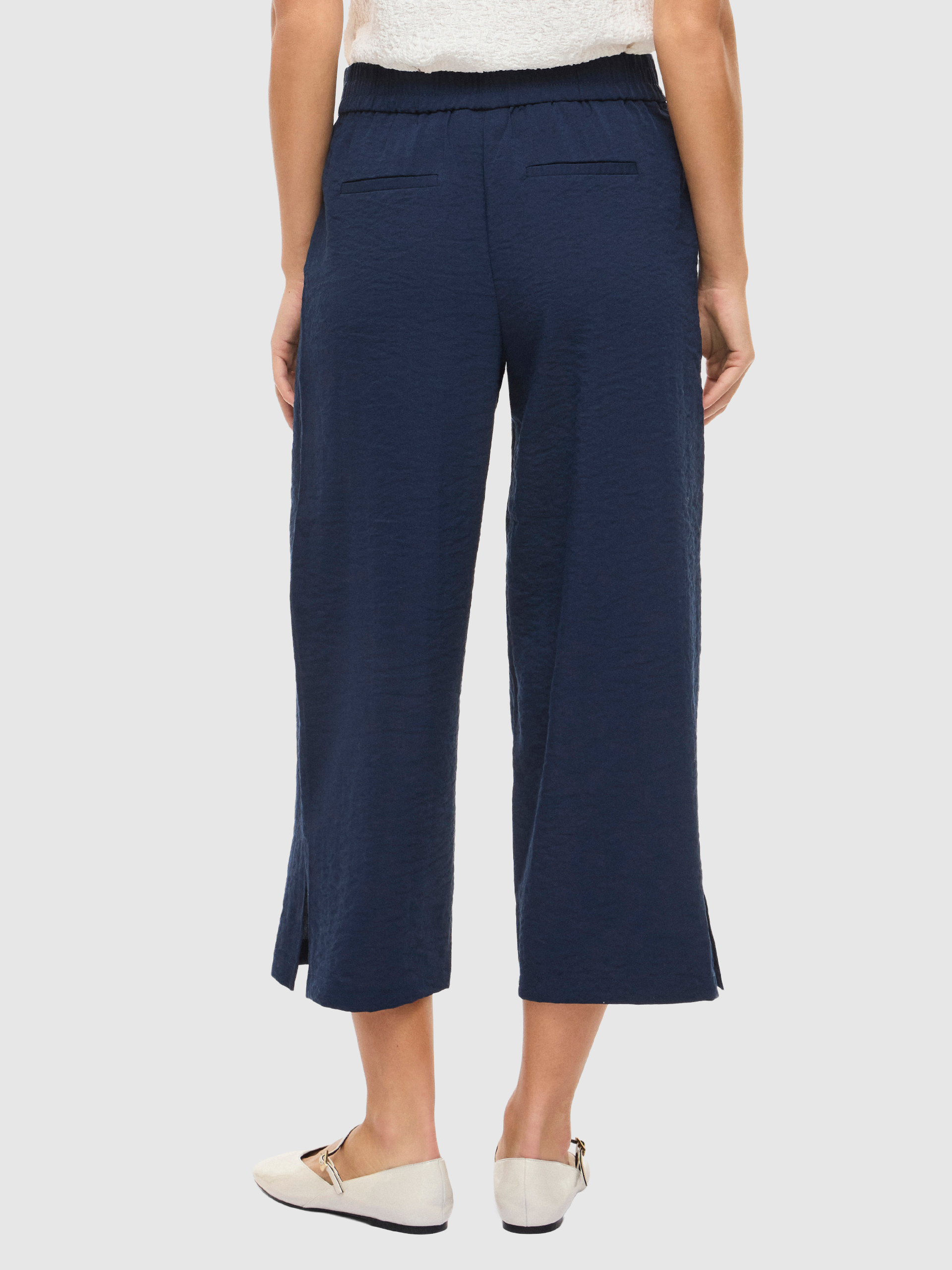 Pants Woman Navy Blue Vila