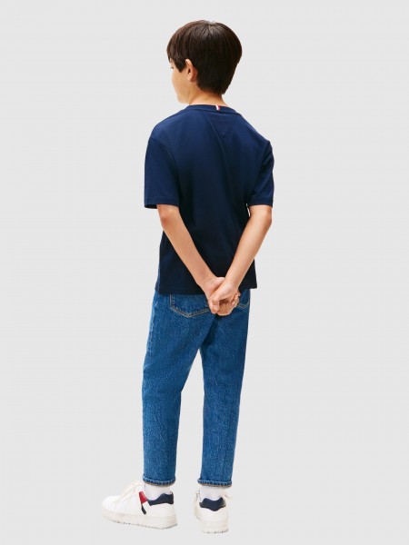 T-Shirt Menino Basic Tommy Hilfiger