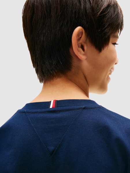 T-Shirt Menino Basic Tommy Hilfiger