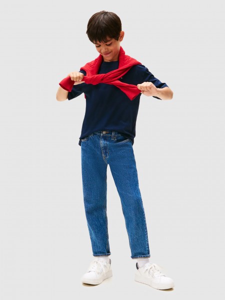T-Shirt Menino Basic Tommy Hilfiger