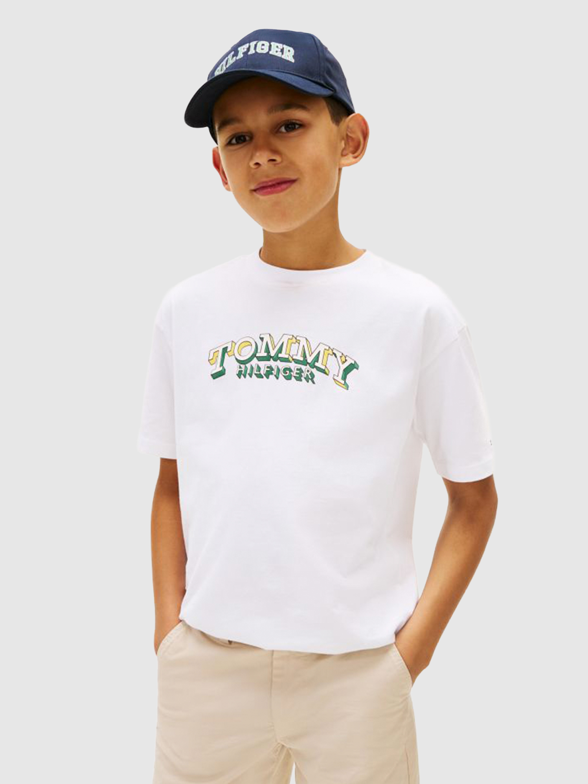 T-Shirt Tommy Hilfiger Menino 3D Graphic T-Shirt