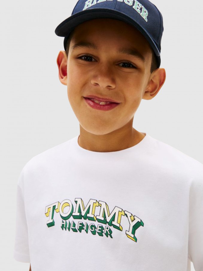 T-Shirt Tommy Hilfiger Menino 3D Graphic T-Shirt
