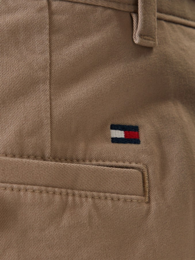Pantalones Hombre Beige Tommy Hilfiger