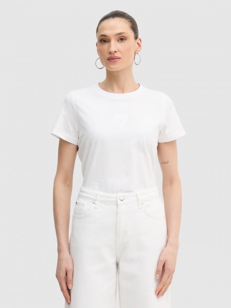 T-Shirt Woman White Guess