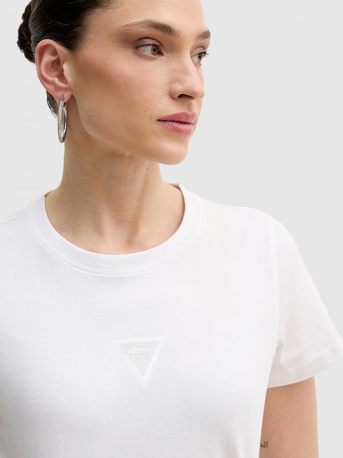 T-Shirt Woman White Guess