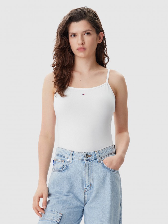 Shirt Woman White Tommy Jeans