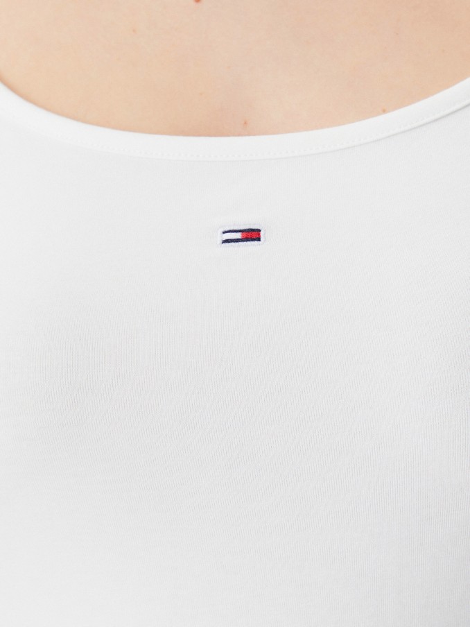 Shirt Woman White Tommy Jeans
