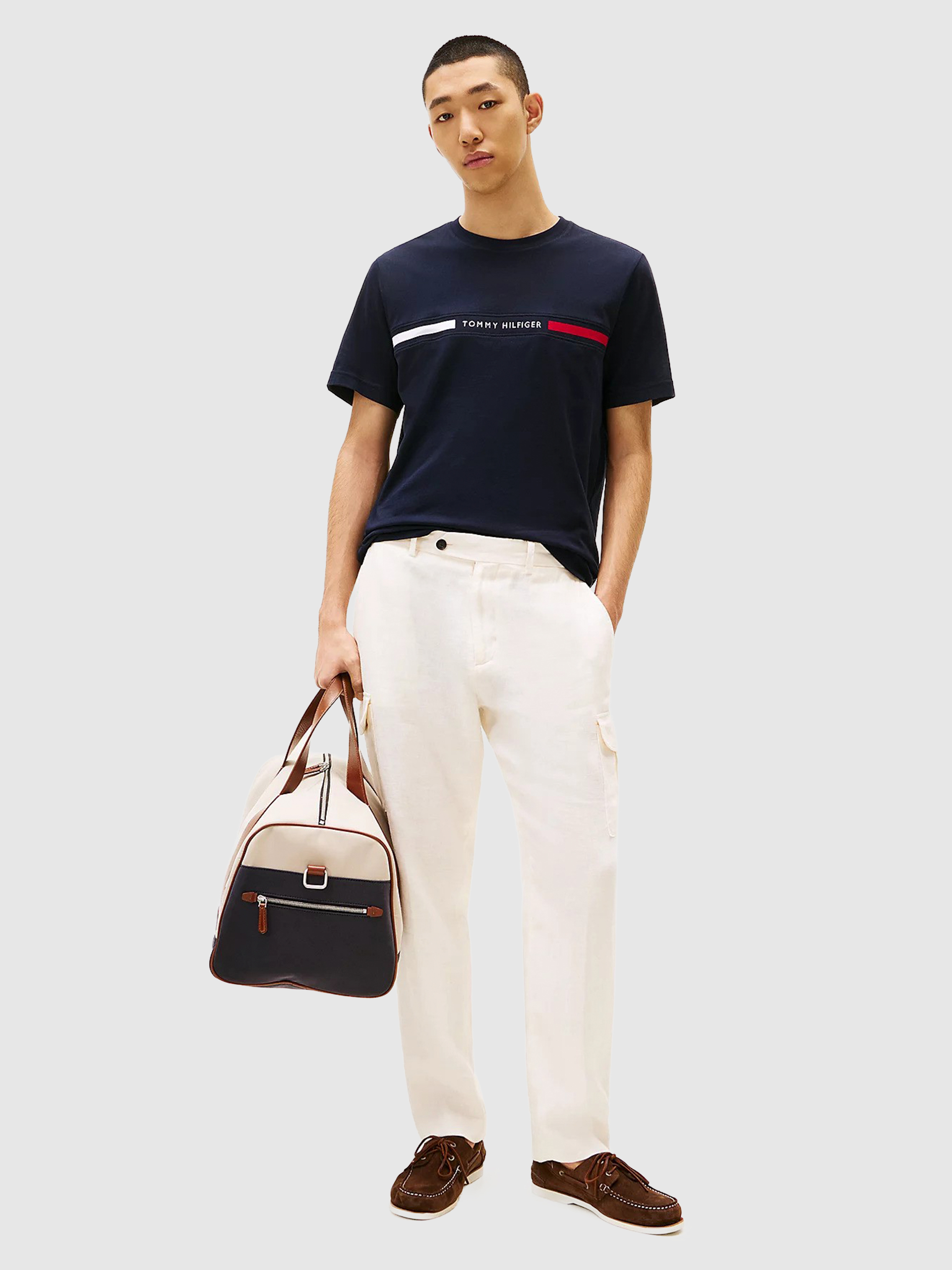 T-Shirt Homem Hilfiger Chest Insert Tee Tommy Hilfiger