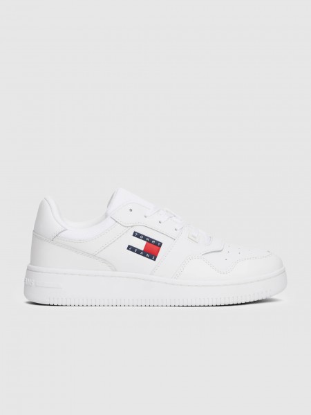 Sapatilha Tommy Jeans Homem Tjm Retro Basket Ess