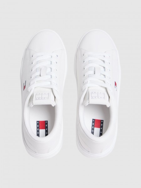 Sapatilha Tommy Jeans Mulher Tjw Script Cupsole