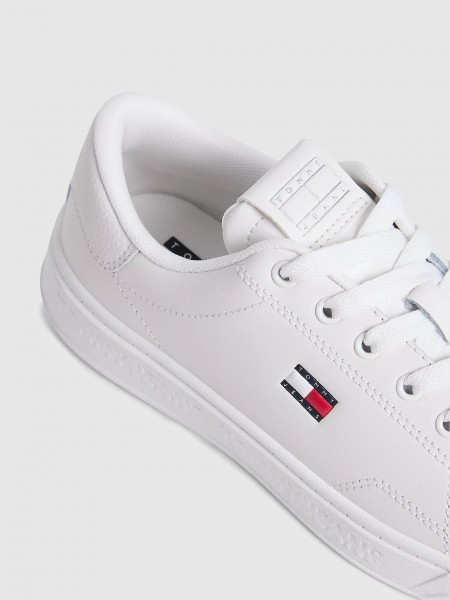 Sapatilha Tommy Jeans Mulher Tjw Script Cupsole