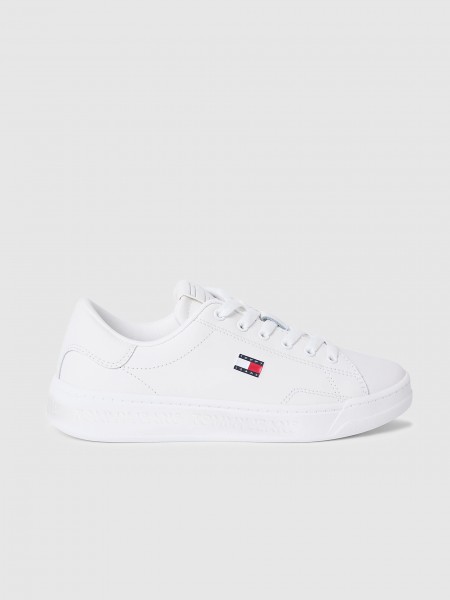 Sapatilha Tommy Jeans Mulher Tjw Script Cupsole