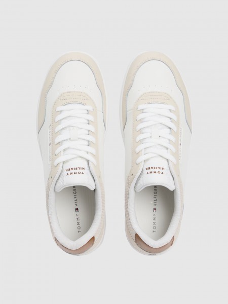 Sneakers Man Beige Tommy Hilfiger Footwear
