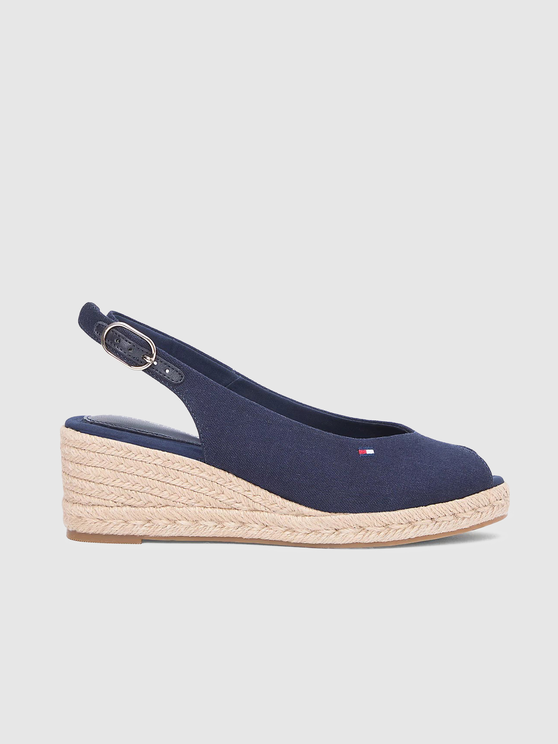Sandals Woman Navy Blue Tommy Hilfiger Footwear