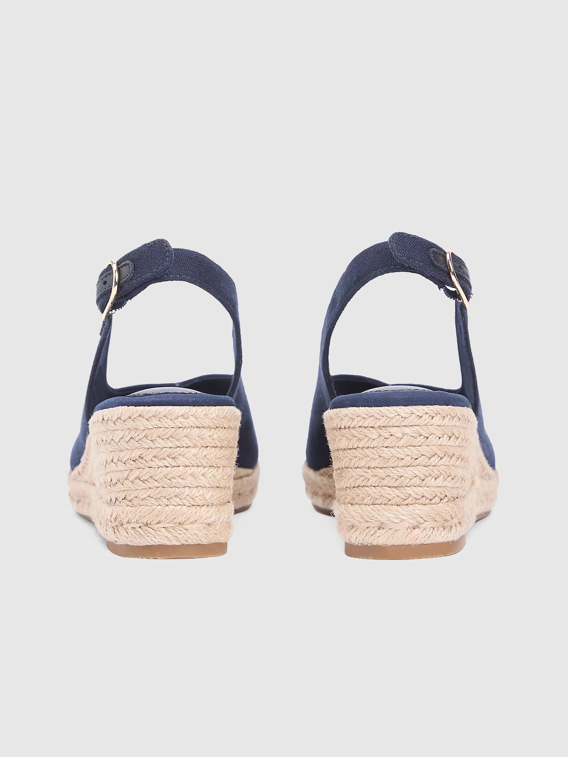 Sandals Woman Navy Blue Tommy Hilfiger Footwear
