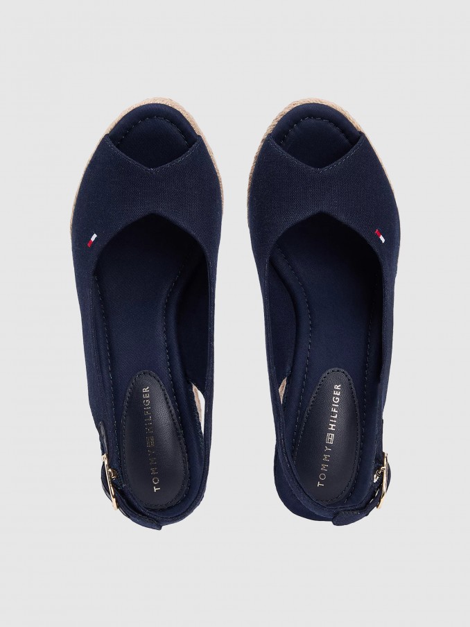 Sandalias Mujer Azul Marino Tommy Hilfiger Footwear