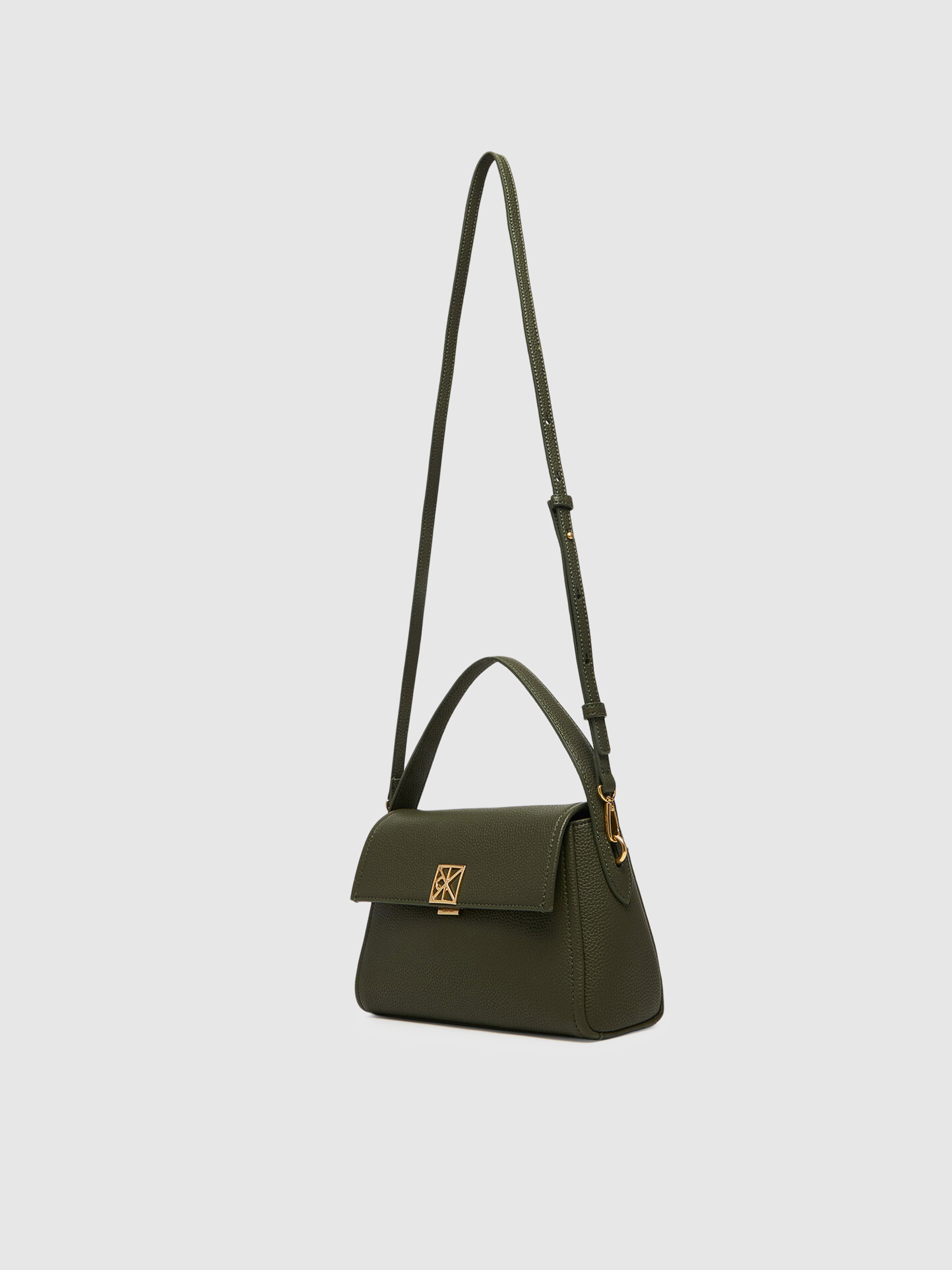 Mala Calvin Klein Mulher Emblem Hw Pebble Shoulder Bag 25
